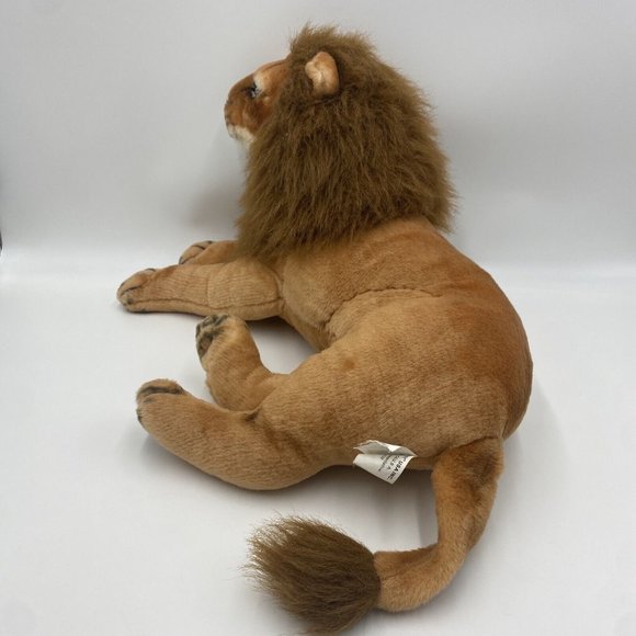 Jumbo Realistic Lion Kelly Toy Stuffed Animal Plush 21” Body - Picture 3 of 12